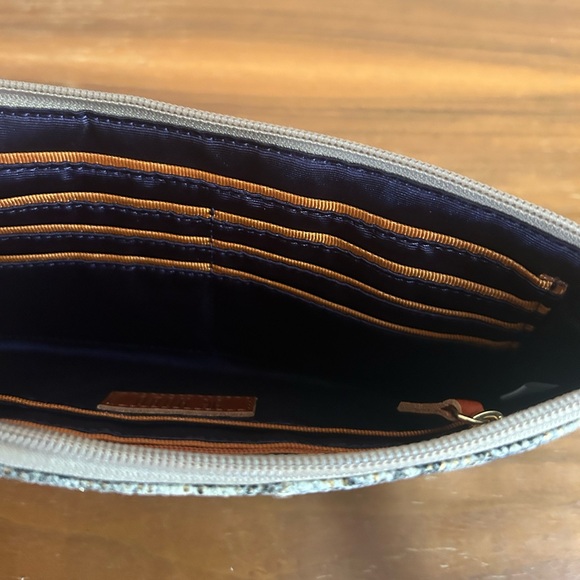 HOBO Vida Wristlet Wallet Pouch in a Glam Snake Print - Picture 7 of 8